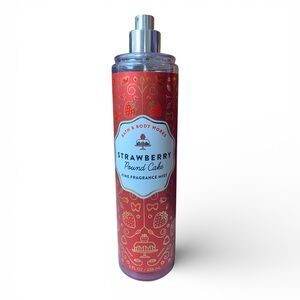 Bath & Body Works Red Strawberry Pound Cake Fragrance Mist *NO LID & USED SOME